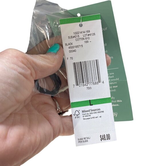 Jones Wear Dress‎ Black Crop L Ruffled Cardigan Sweater NWT Holiday Party - Picture 4 of 11